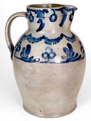 2 Gal. Stoneware Pitcher att. Henry Harrison Remmey, Philadelphia, PA, circa 1830