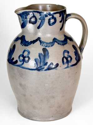 2 Gal. Stoneware Pitcher att. Henry Harrison Remmey, Philadelphia, PA, circa 1830