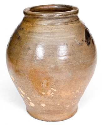 Rare J. REMMEY / MANHATTAN-WELLS / NEW-YORK Stoneware Jar w/ Incised Decoration