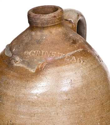 Unusual J.P. GRINSTEAD (Kentucky) Stoneware Jug