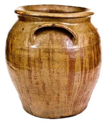 Outstanding Stoneware Jar Inscribed 