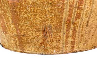 Outstanding Stoneware Jar Inscribed 