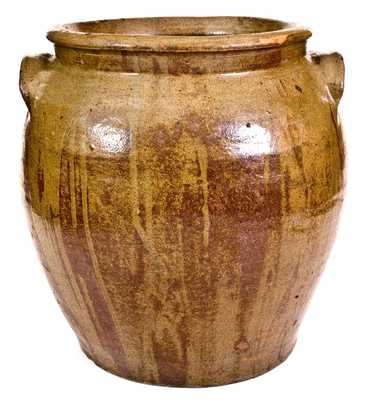 Outstanding Stoneware Jar Inscribed 