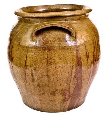 Outstanding Stoneware Jar Inscribed 