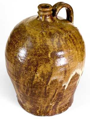 Exceptional Stoneware Jug by Dave, Inscribed 