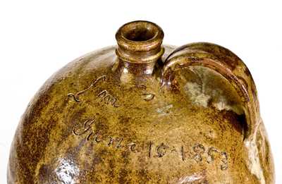 Exceptional Stoneware Jug by Dave, Inscribed 
