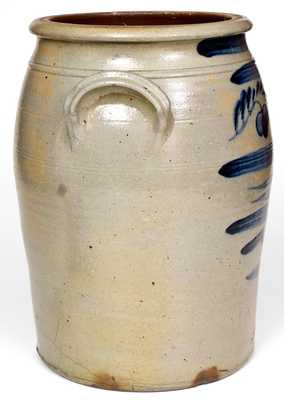 5 Gal. Stoneware Jar att. Offord & Federer / West Brownsville, PA