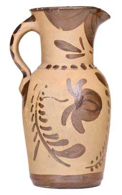 New Geneva or Greensboro, Pennsylvania Tanware Pitcher