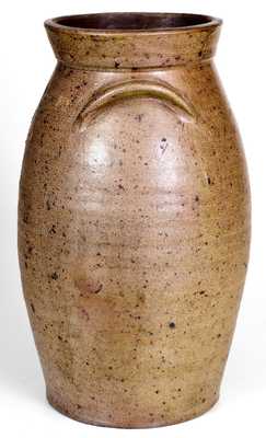 Extremely Rare Incised Bird Churn attrib. John Floyd, Knox County, TN or OH origin, c1840-60