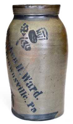 Outstanding STEPHEN H. WARD / WEST BROWNSVILLE, PA Canning Jar