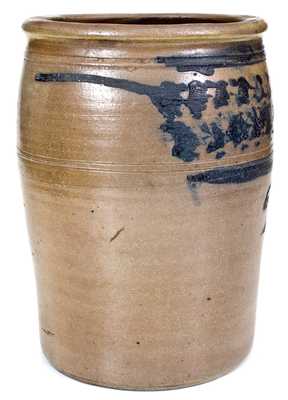 2 Gal. Stoneware Jar with Sponged Decoration att. Morgantown, WV