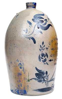 Outstanding 4 Gal. A. CONRAD & CO. / NEW GENEVA, PA Stoneware Jug