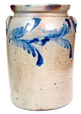 Attrib. David Parr Jr. / Richmond, VA 5 Gal. Stoneware Jar
