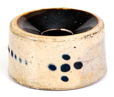 Fine Miniature Stoneware Spittoon, Ohio or northeastern U.S., circa 1880