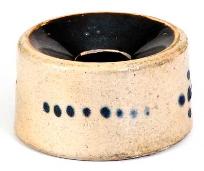 Fine Miniature Stoneware Spittoon, Ohio or northeastern U.S., circa 1880