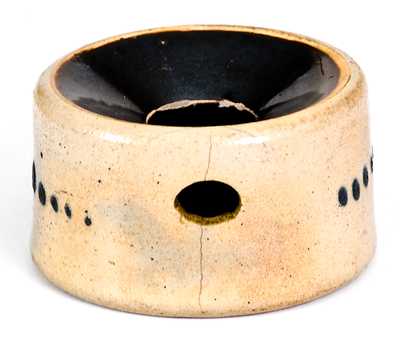 Fine Miniature Stoneware Spittoon, Ohio or northeastern U.S., circa 1880
