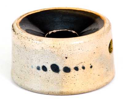 Fine Miniature Stoneware Spittoon, Ohio or northeastern U.S., circa 1880
