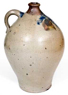 2 Gal. Stoneware Jug att. William Nichols, Poughkeepsie, NY