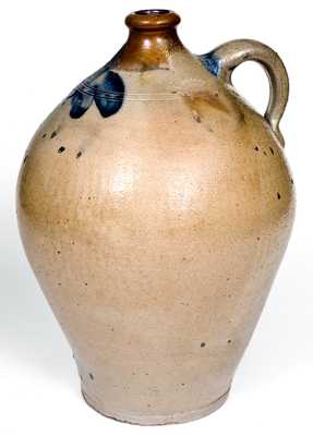 2 Gal. Stoneware Jug att. William Nichols, Poughkeepsie, NY