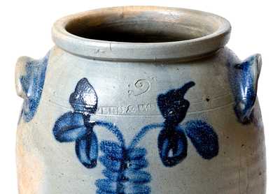 Rare MYERS & BOKEE, Baltimore, MD Stoneware Jar, circa 1835