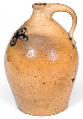 1/2 Gal. Stoneware Jug by Howe & Clark (Athens, NY) or Crolius (New York City)