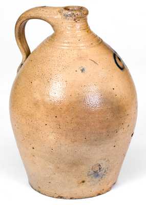 1/2 Gal. Stoneware Jug by Howe & Clark (Athens, NY) or Crolius (New York City)