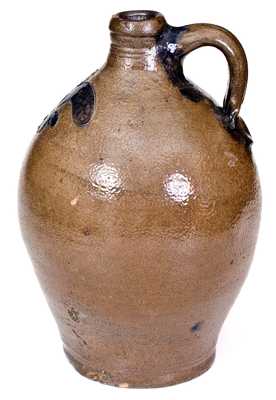 1/2 Gal. Stoneware Jug att. J. Remmey, Manhattan, New York, circa 1800