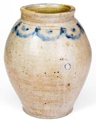 1 Gal. Stoneware Jar att. C. Crolius, Manhattan, New York, circa 1810