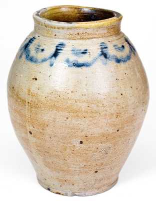 1 Gal. Stoneware Jar att. C. Crolius, Manhattan, New York, circa 1810