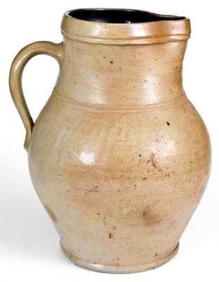 Rare Stoneware Pitcher w/ Incised Signature 