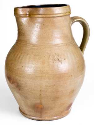 Rare Stoneware Pitcher w/ Incised Signature