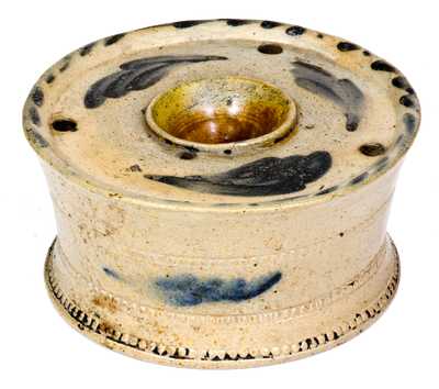 Fine Attrib. Nathan Clark (Athens, NY) Stoneware Inkwell