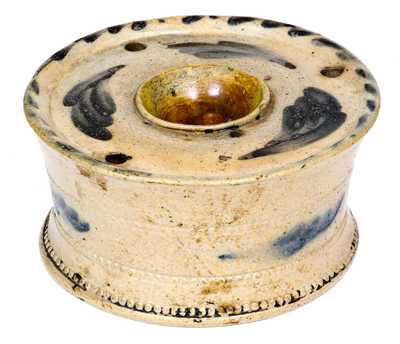 Fine Attrib. Nathan Clark (Athens, NY) Stoneware Inkwell