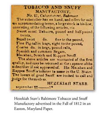 Very Rare Hezekiah Starr, Baltimore, MD Creamware Snuff Jar, circa 1812