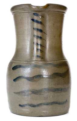 Very Rare Palatine, West Virginia Stoneware Pitcher Dated 1881