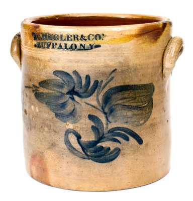 P. MUGLER & CO. / BUFFALO. NY Stoneware Crock