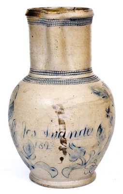 Wingender (Haddonfield, NJ) Stoneware Presentation Pitcher, 