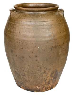 Five-Gallon Stoneware Jar by African-American Potter Lucius Jordan, Washington County, GA, c1865