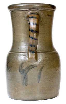 Very Rare Palatine, West Virginia Stoneware Pitcher Dated 1881
