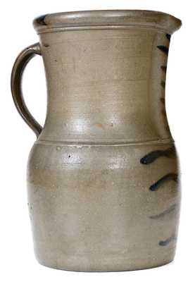 Very Rare Palatine, West Virginia Stoneware Pitcher Dated 1881