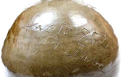 Important Stoneware Jug by Dave (August 17, 1852), Edgefield District, SC
