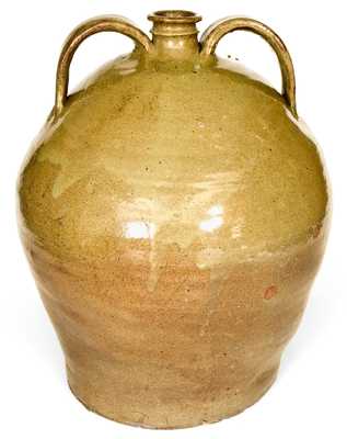 Important Double-Handled Stoneware Jug by Dave (August 31, 1852), Edgefield District, SC