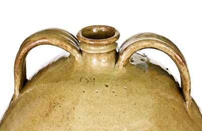 Important Double-Handled Stoneware Jug by Dave (August 31, 1852), Edgefield District, SC