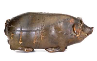 Anna Pottery Albany-Glaze Pig Flask (