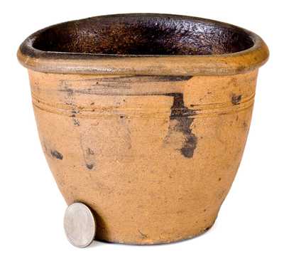 Rare Redware Jar Stamped