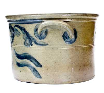 Exceedingly Rare KNOX & BRO / POTTERS / Shinnston / W Va Stoneware Cake Crock