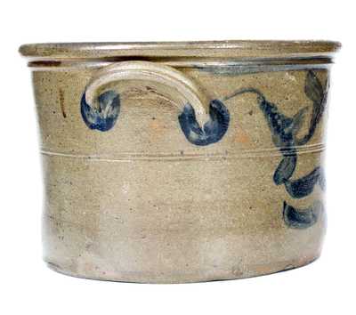 Exceedingly Rare KNOX & BRO / POTTERS / Shinnston / W Va Stoneware Cake Crock