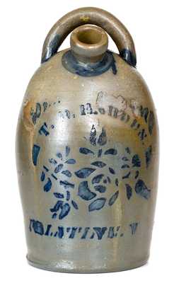 Very Rare T.D. HARDEN. / PALATINE. W. VA. Stoneware Harvest Jug