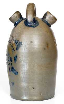 Very Rare T.D. HARDEN. / PALATINE. W. VA. Stoneware Harvest Jug