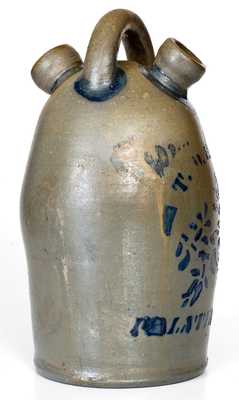 Very Rare T.D. HARDEN. / PALATINE. W. VA. Stoneware Harvest Jug